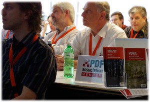 A typical scene from the 2012 PDF Technical Conference.
