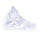 Stylized image of the Matterhorn mountain