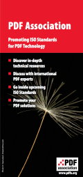 Promoting ISO Standards for PDF Technology PDF Association english