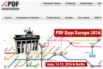 Screen-shot of pdfa.org