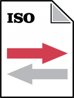 Logo for ISO standard.