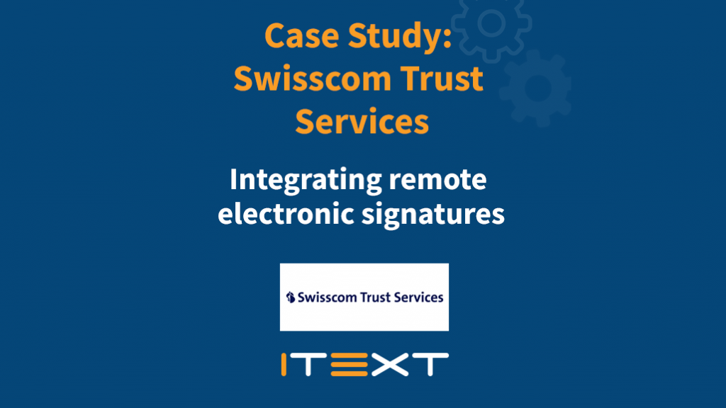 iText Case Study Swisscom