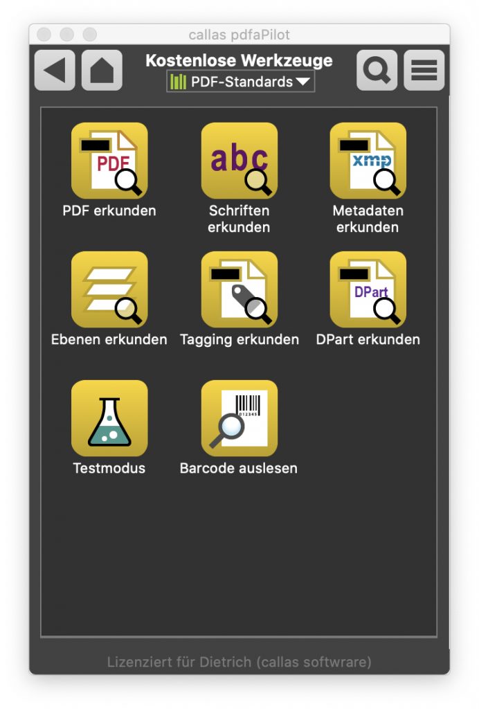 callas-pdfaPilot-10-Tools