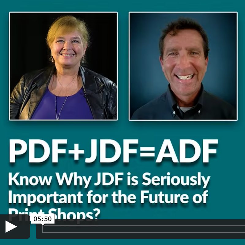 Solimar PDF+JDF=ADF Know why JDF is seriously important for the future of Print Shops