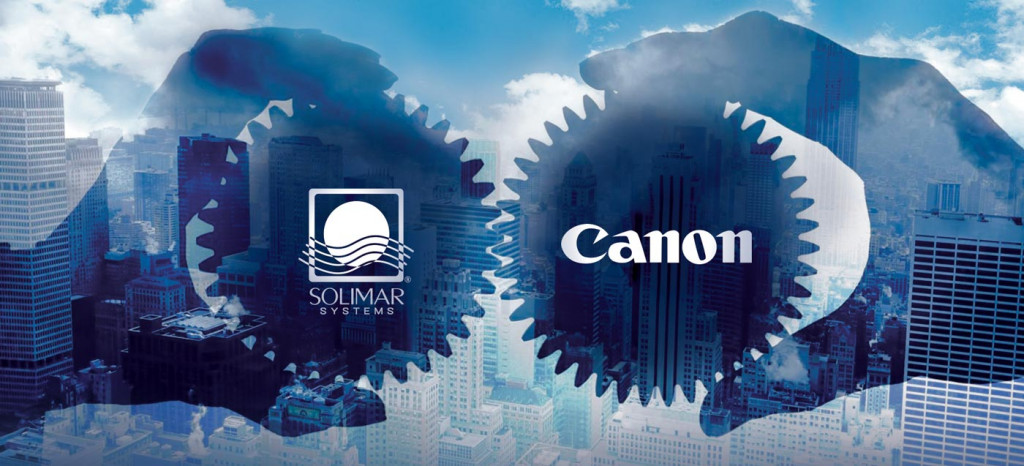 Solimar Systems and Canon logos