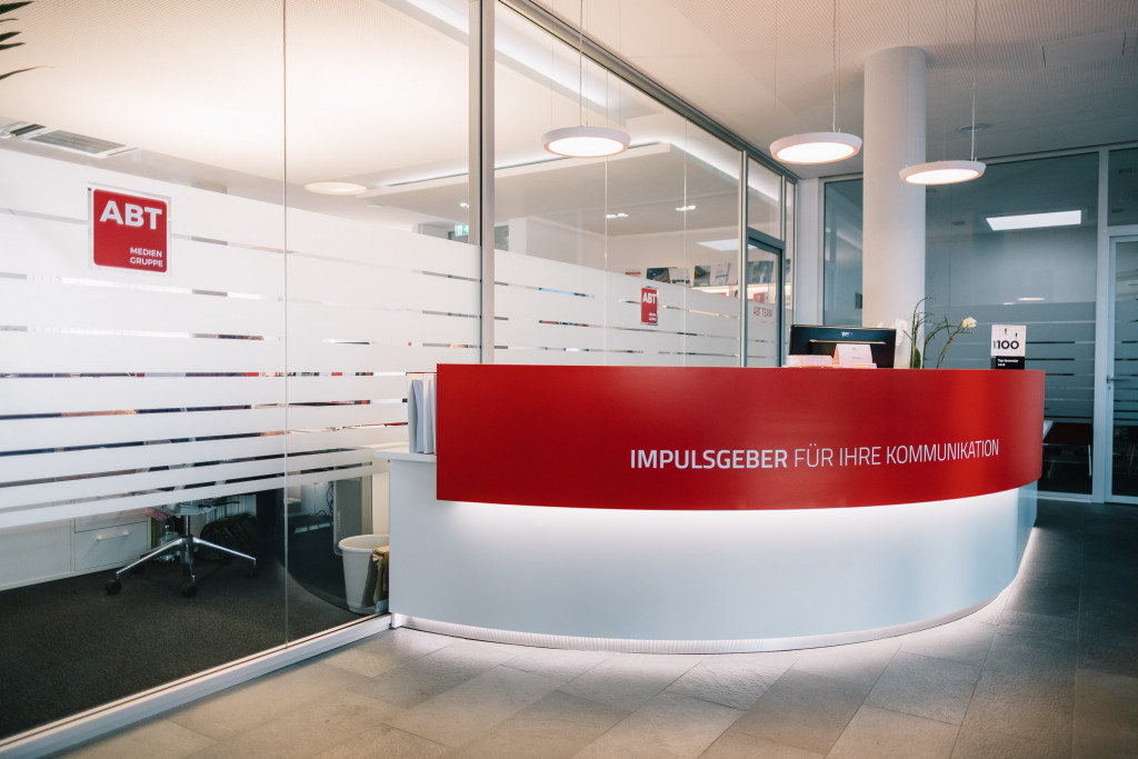 Reception welcome area