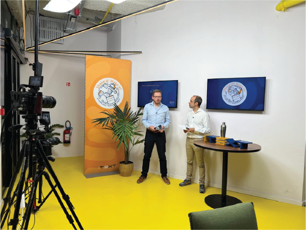 CTO Raf Hens and VP of Products André Lemos