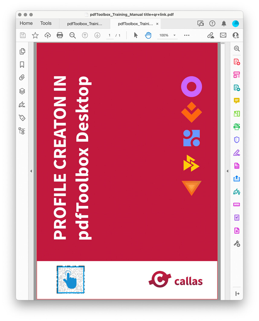callas software Profile creation in pdfToolbox Desktop